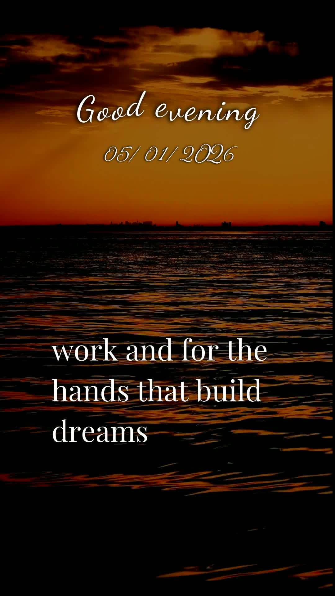 Boa noite. Hoje, sexta-feira, 1 de Maio de 2026, Dia do Trabalhador, encerramos esta semana com o coração cheio de gratidão. Que Deus abençoe este mo...