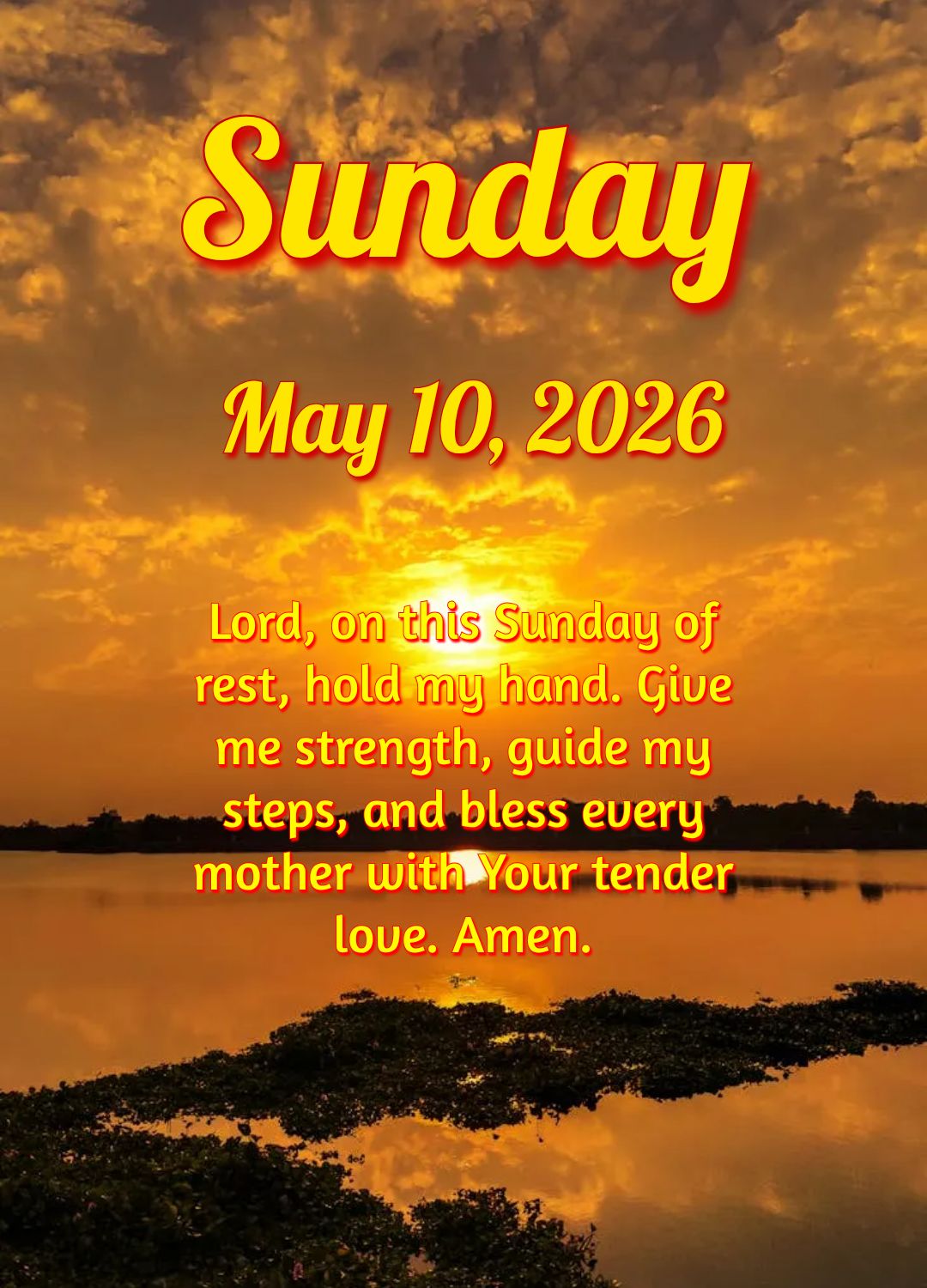 Neste domingo, dia do Senhor, meu coração transborda: obrigado, Pai, por minha mãe, minha família, minha saúde e por cada bênção vivida. Ana de J...