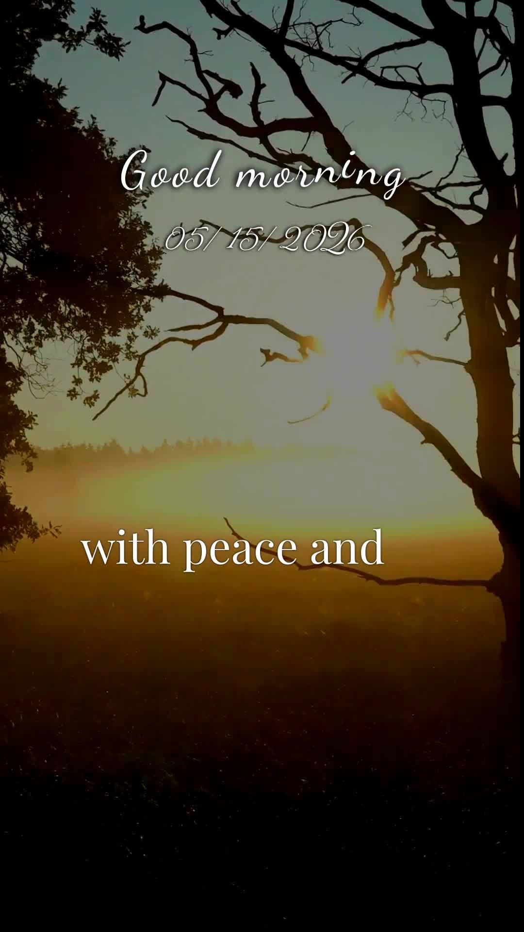 Bom dia! Hoje é sexta-feira, 15 de Maio de 2026, e quero deixar uma bênção especial no seu coração. Que Deus te guarde, te cuide e te proteja em ca...