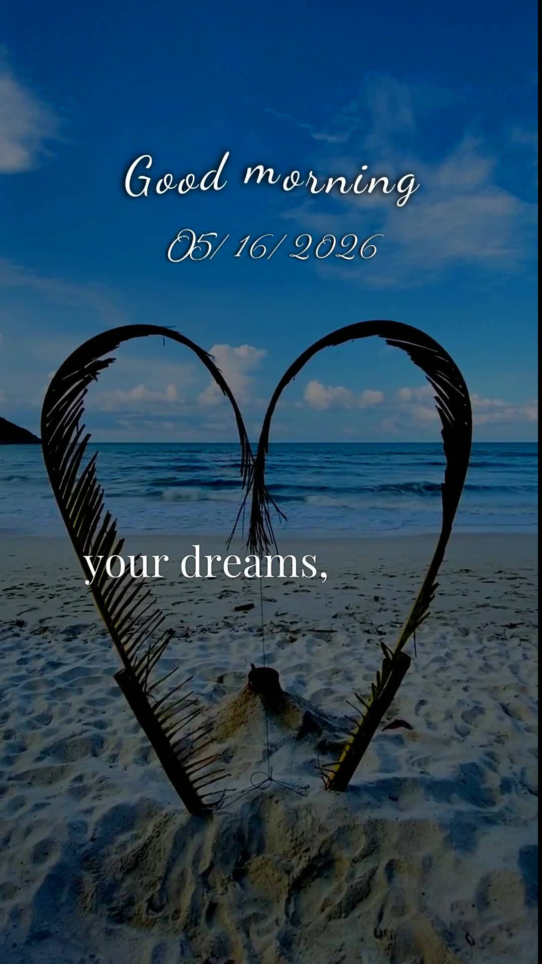 Bom dia! Neste sábado, 16 de Maio de 2026, eu declaro sobre a sua vida que o céu se abra e derrame bênçãos sem medida. Que a mão de Deus guie cada ...