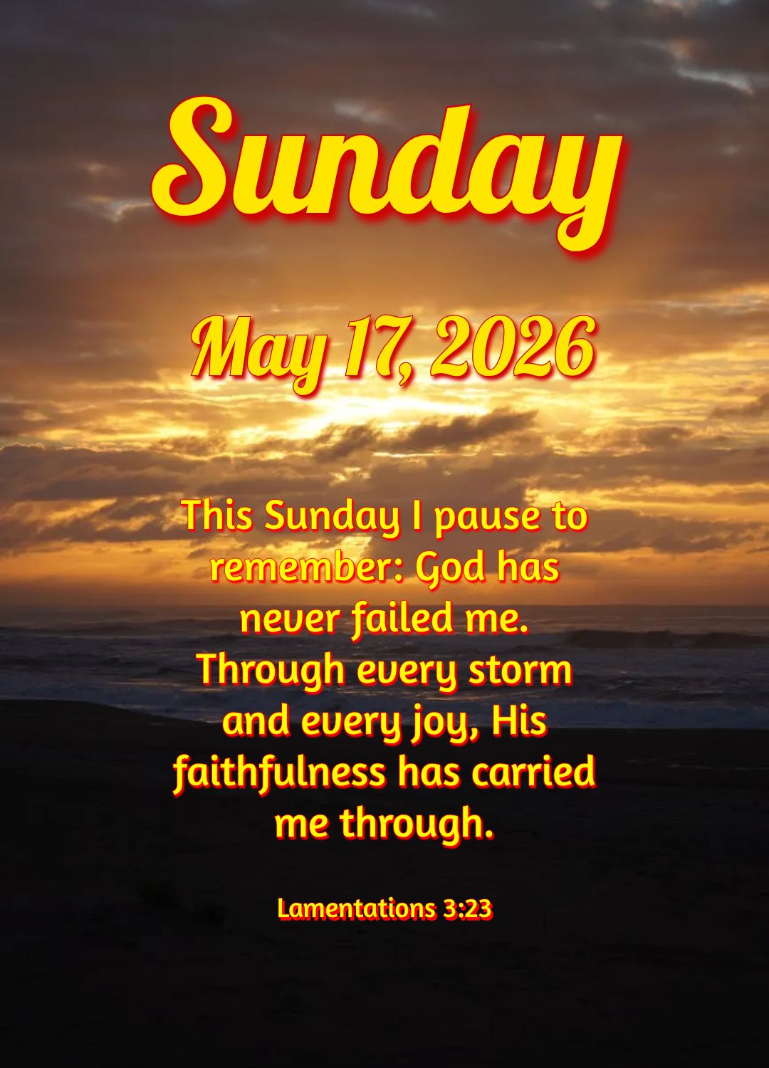 Neste Domingo, descanse no Senhor. Mesmo quando o caminho parece incerto, Deus segura tua mão e conduz teus passos em paz. Isaías 41:13