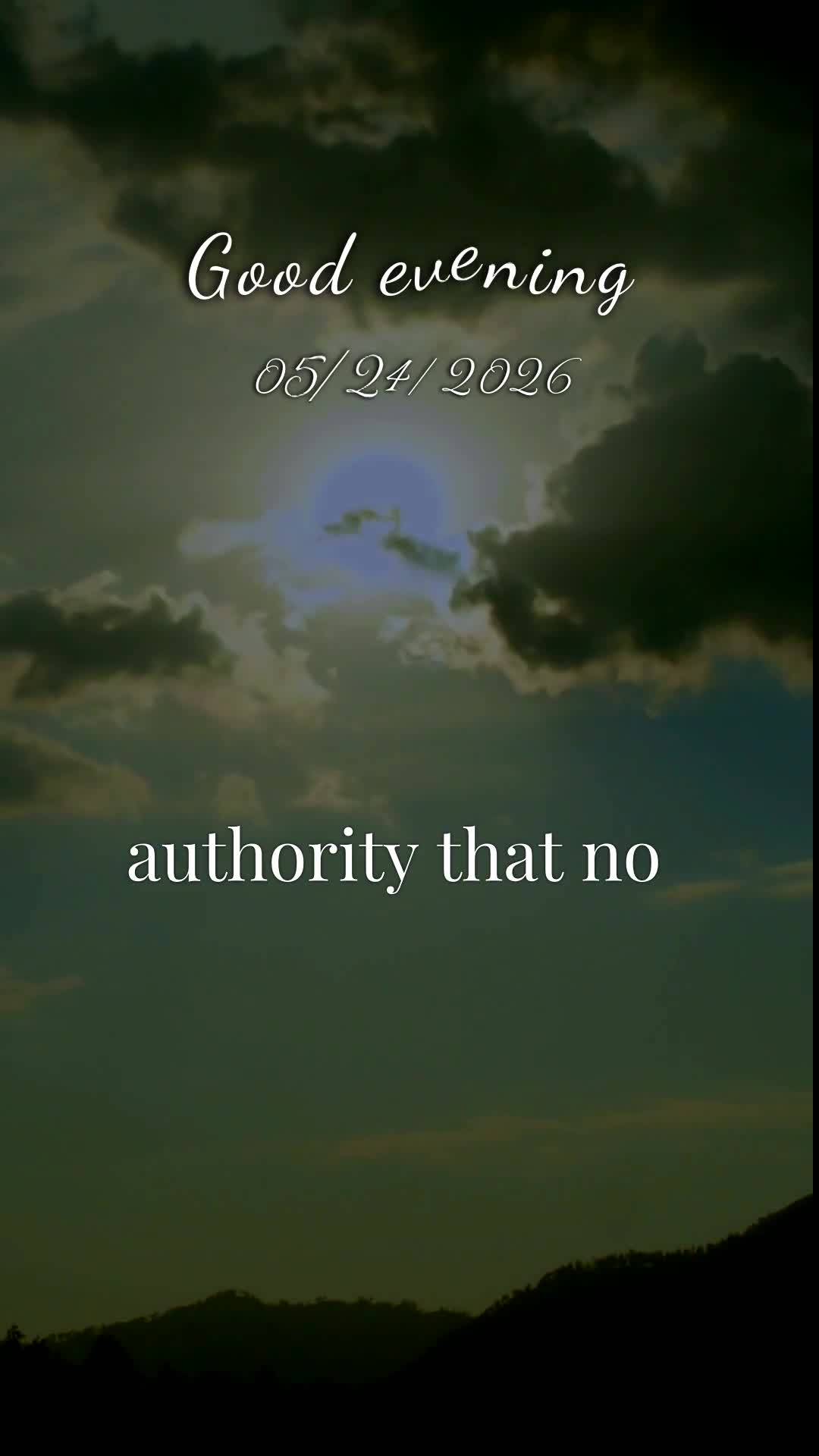 Boa noite. Neste Domingo de Pentecostes, 24 de Maio de 2026, eu oro, eu declaro e eu profetizo que a bênção do Senhor te alcance onde quer que estejas...