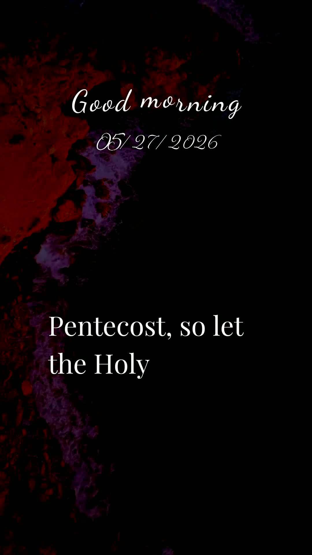 Bom dia! Nesta quarta-feira, 27 de Maio de 2026, eu proclamo sobre a sua vida uma bênção poderosa em nome de Jesus. Que o Senhor caminhe ao seu lado c...
