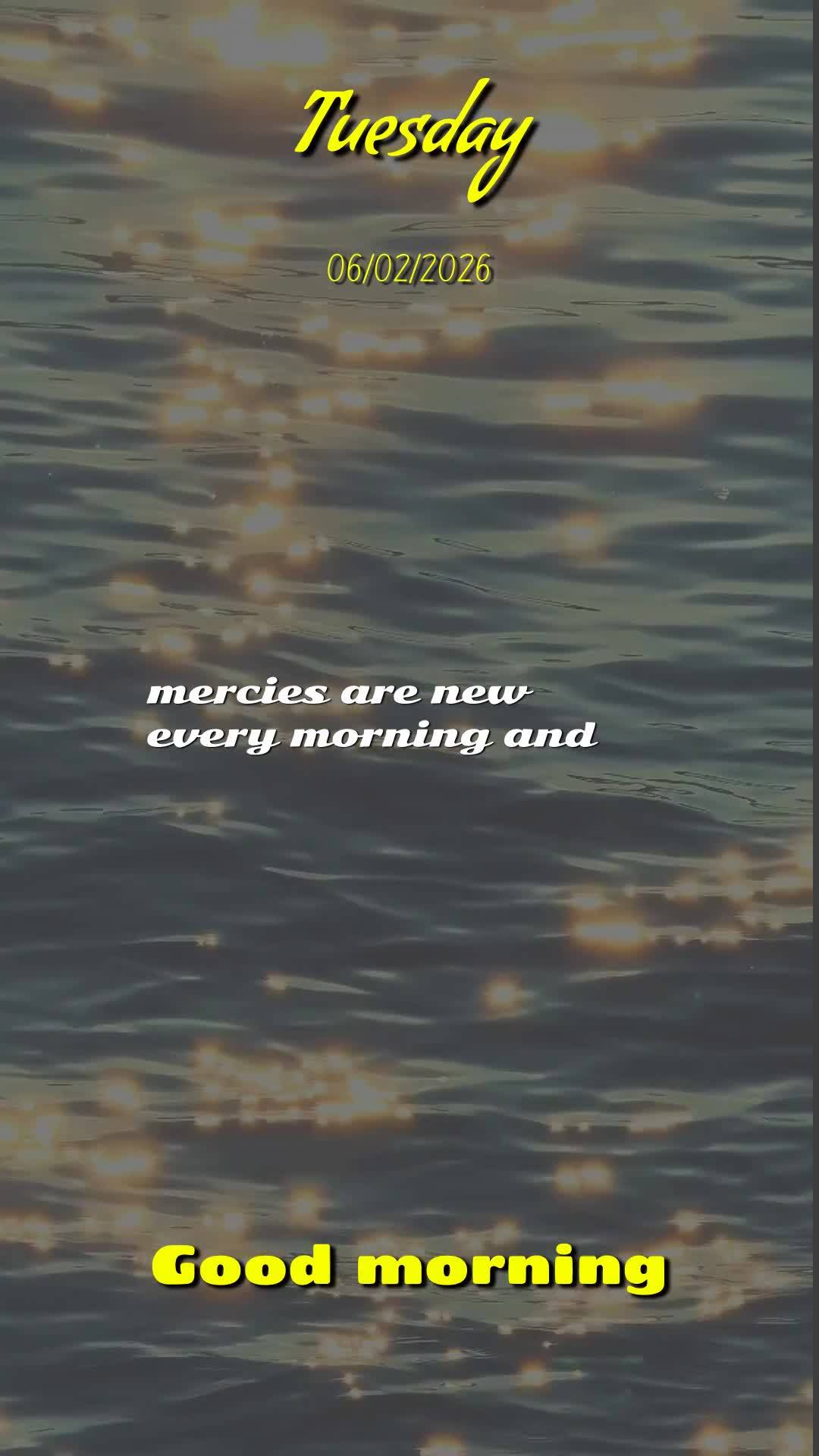 Deus, hoje é terça-feira, meu Pai, dia dois de junho de dois mil e vinte e seis, e antes que o sol tome conta do céu, eu paro para te dizer: bom dia, ...