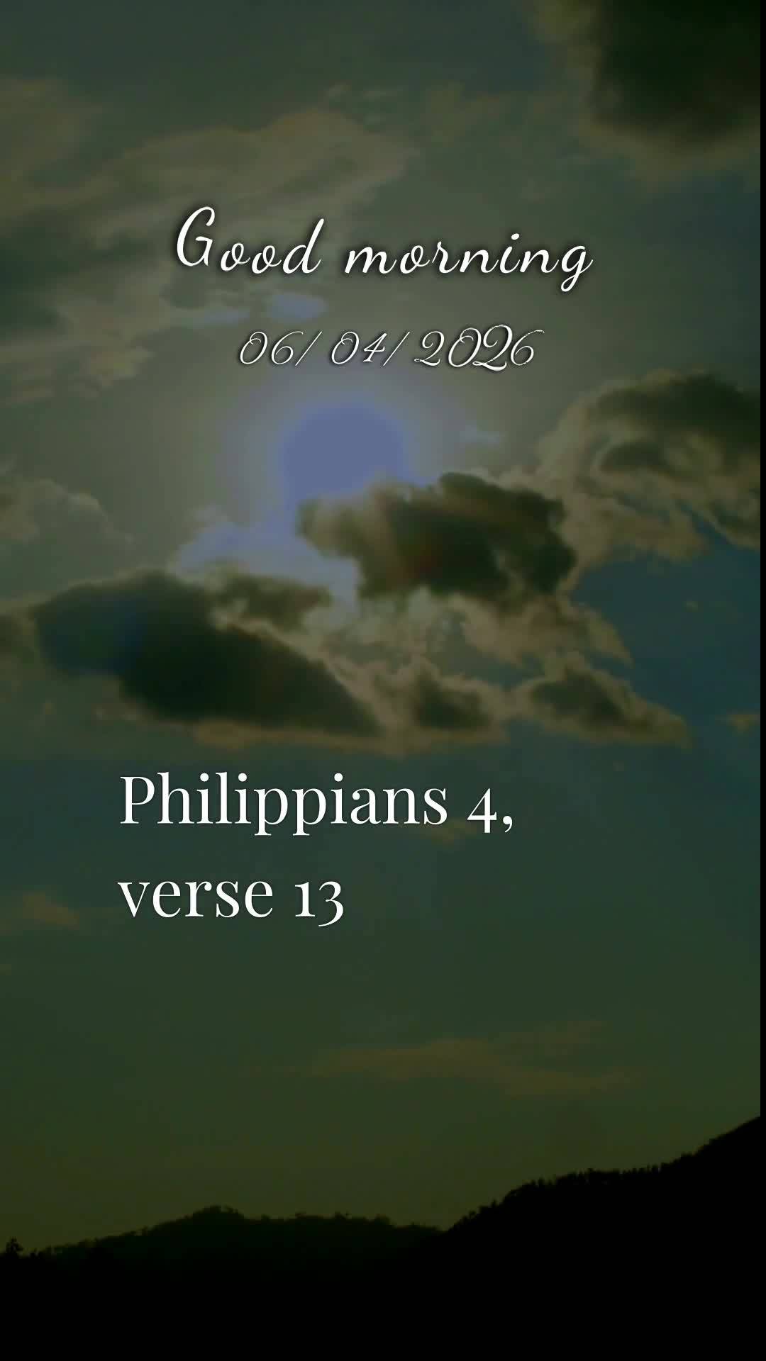Bom dia! Nesta quinta-feira, 4 de Junho de 2026, quero deixar uma bênção especial para você. Que Deus te guarde, te cuide e te proteja de todo mal. Q...
