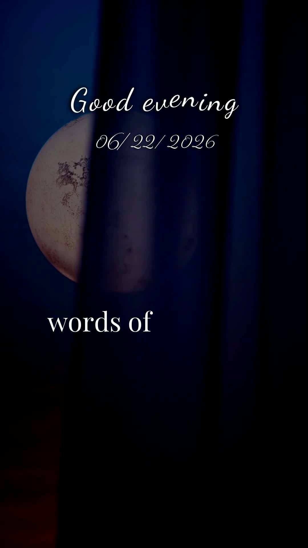 Boa noite. Nesta Segunda-feira, vinte e dois de Junho de dois mil e vinte e seis, que Deus abençoe este momento de descanso, renovando suas forças e ac...