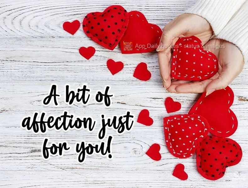 A bit of affection just for you! 