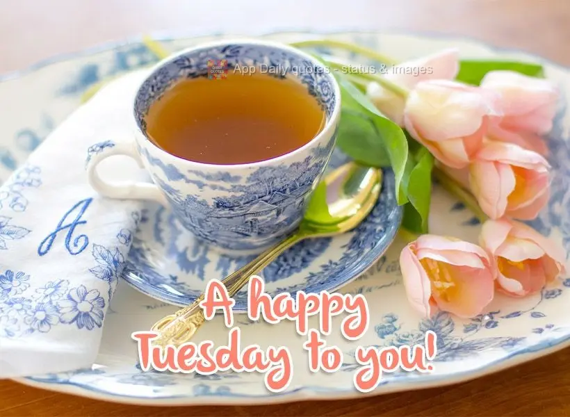 A happy Tuesday to you! 