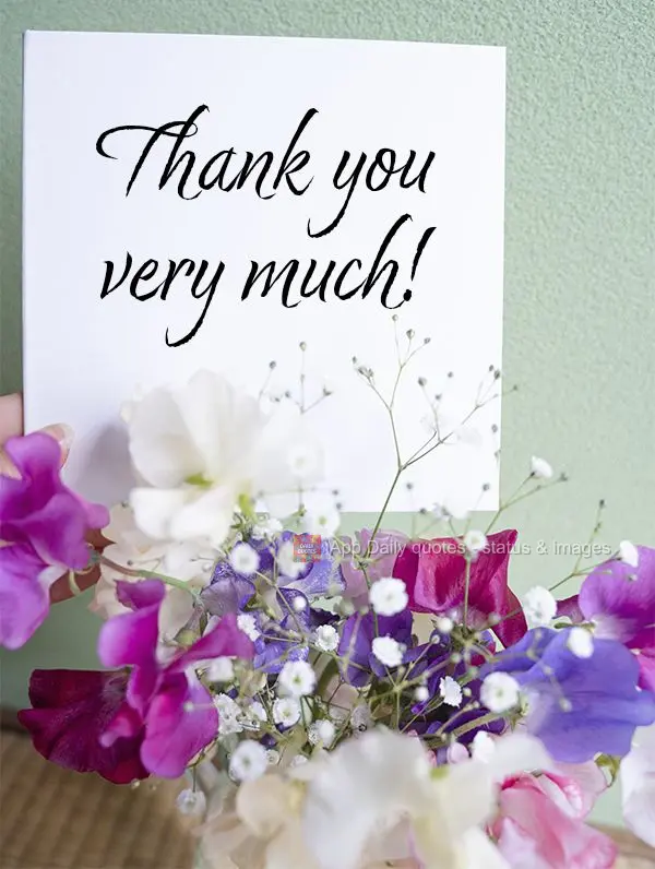 Thank you very much!