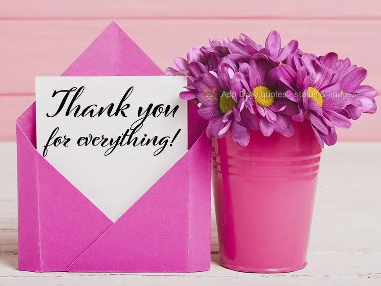 Thank you for everything!