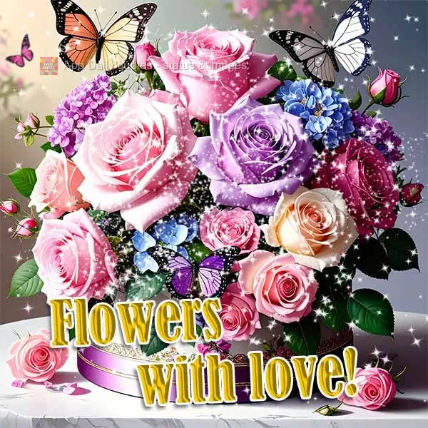 Flowers with love!