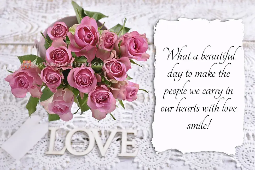 What a beautiful day to make the people we lovingly carry in our hearts smile! 