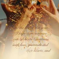 At the end of this year, I hope that everyone can celebrate Christmas with love, gratitude and hope in their hearts, and that the New Year brings new per...