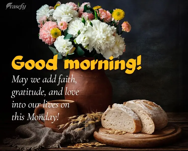 Que nesta Segunda-feira possamos acrescentar fé, gratidão e amor na vida da gente! Bom dia! 
