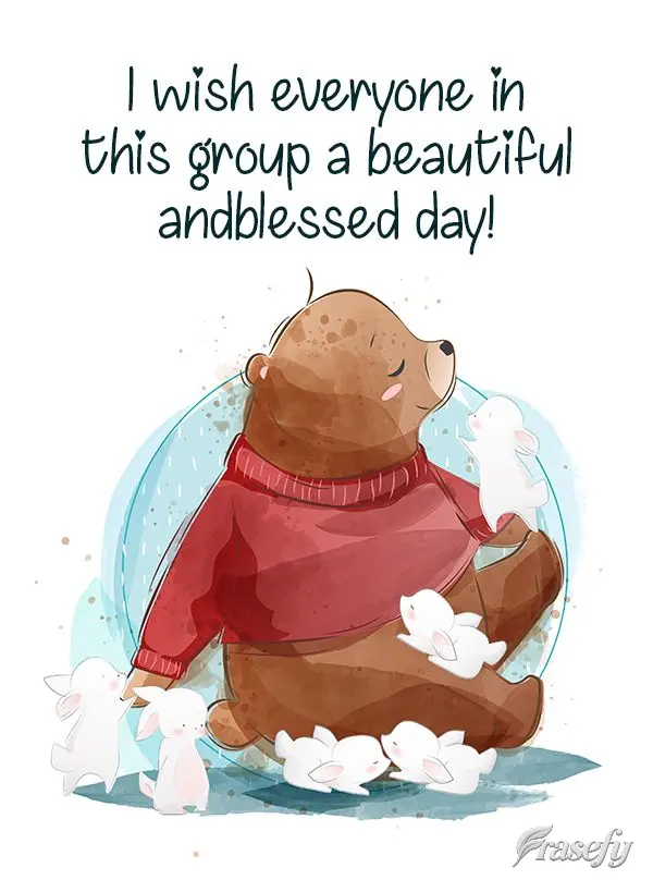 Desejo a todos deste grupo um lindo e abençoado dia!
