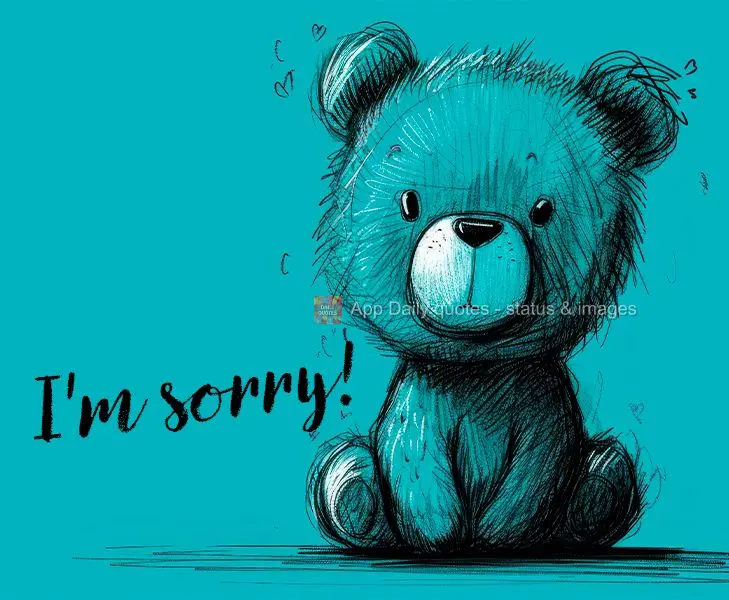 I'm sorry!