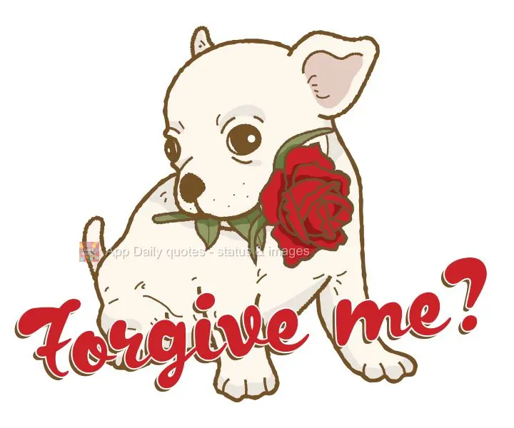 Forgive me?