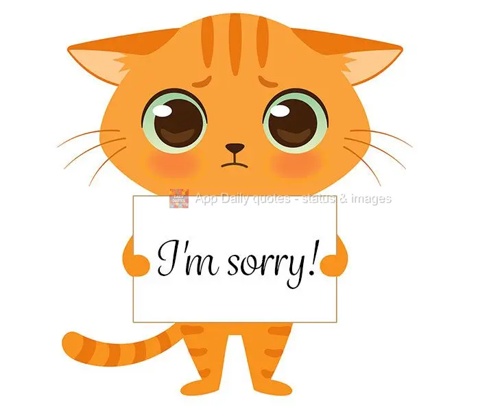 I'm sorry!
