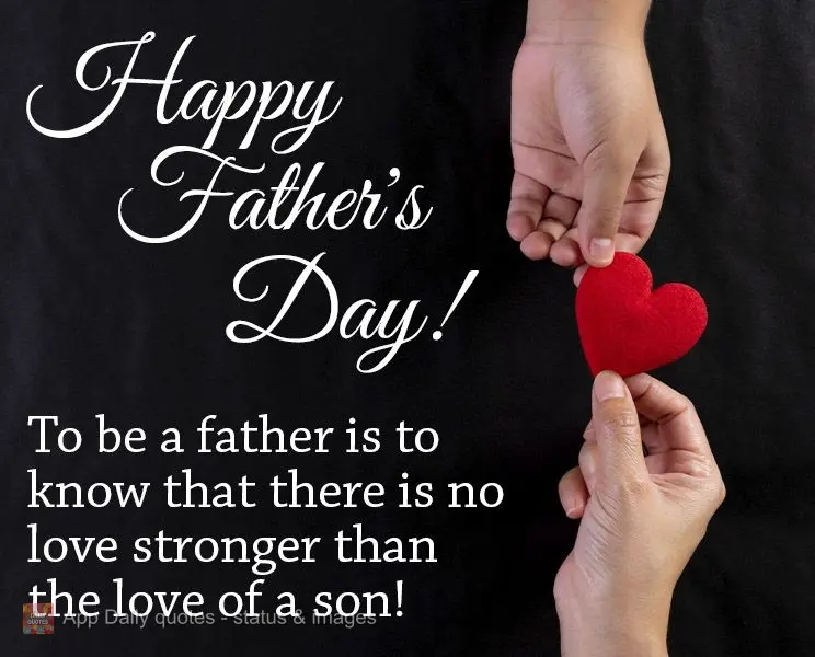 To be a father is to know that there is no love stronger than the love of a child! Happy Father's Day!