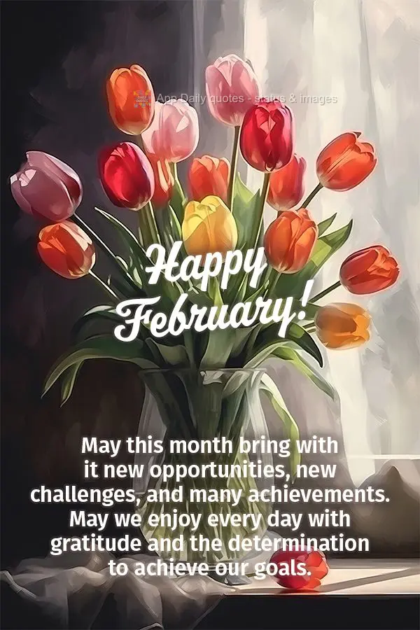 May this month bring with it new opportunities, new challenges, and many achievements. May we enjoy every day with gratitude and the determination to ach...