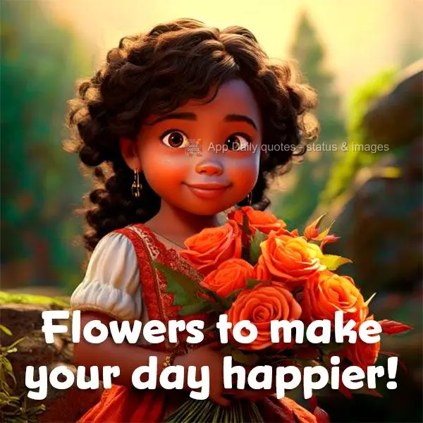 Flowers to make your day happier!