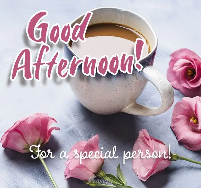 For a special person! Good afternoon!