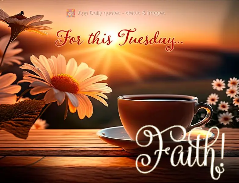 For this Tuesday...Faith!