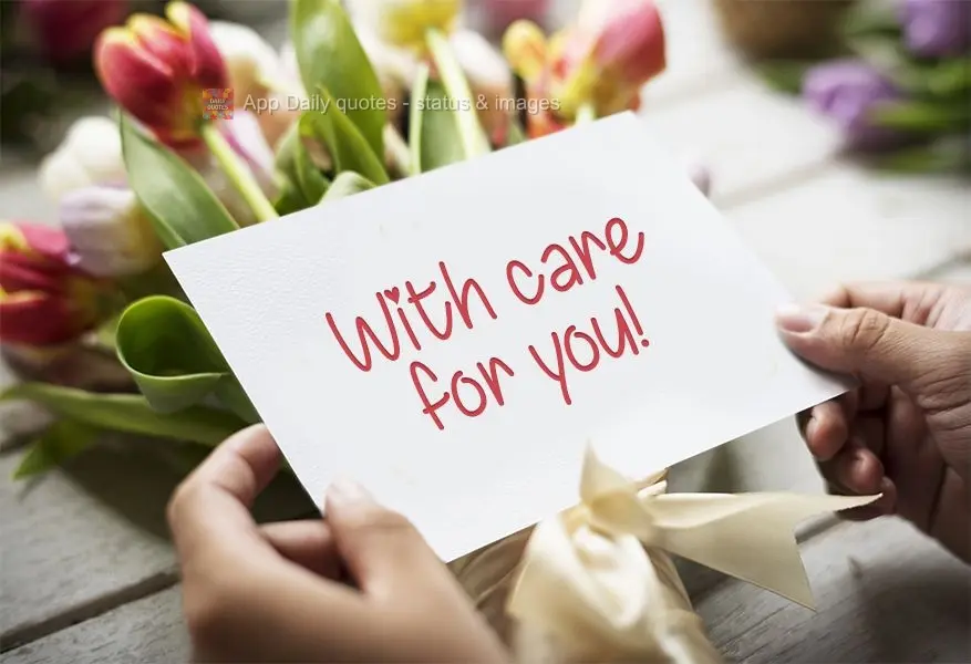 For you, with affection! 