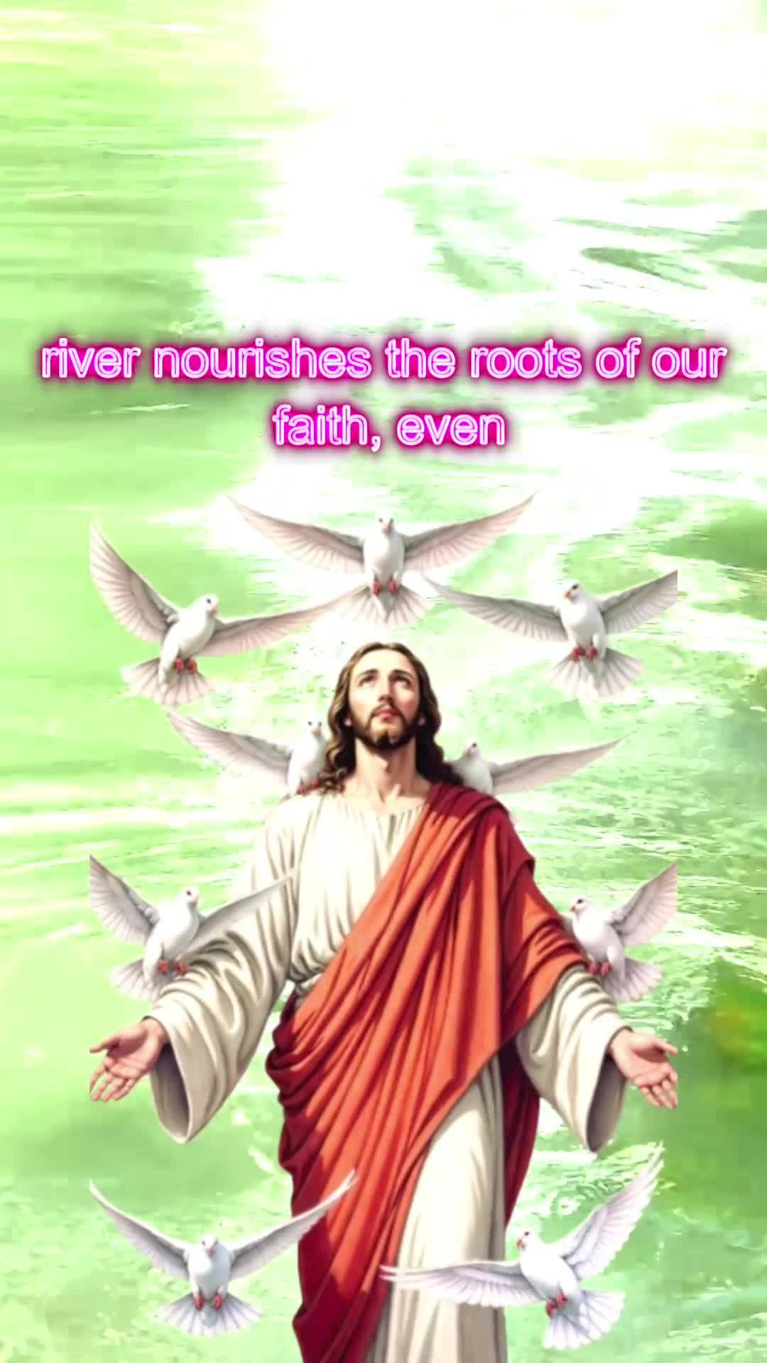 God is like a river flowing through all creation. Sometimes, in moments of abundance, He overflows with power, renewing everything in His path. At other ...
