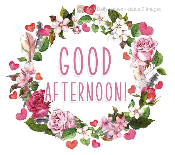 Good afternoon!