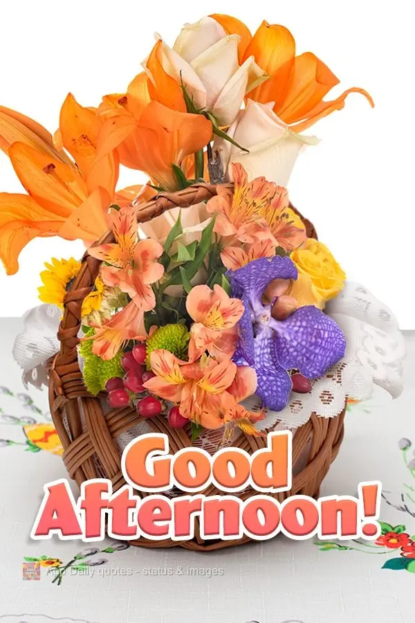 Good afternoon!