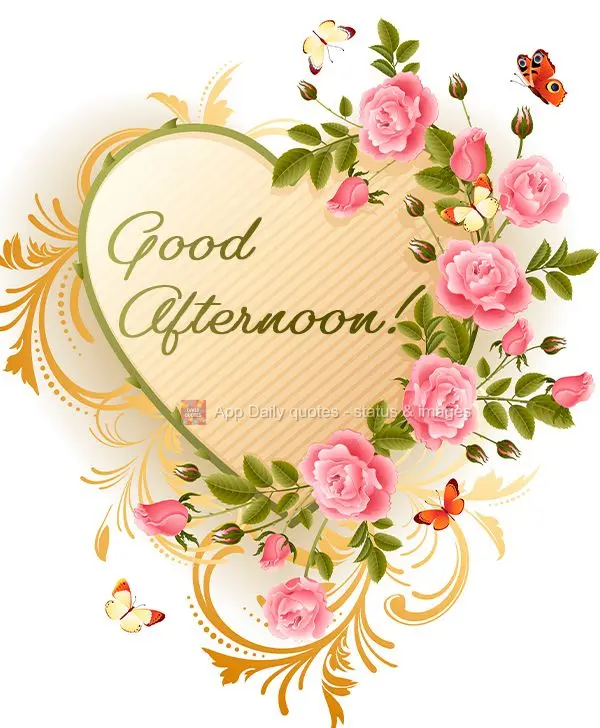 Good afternoon!