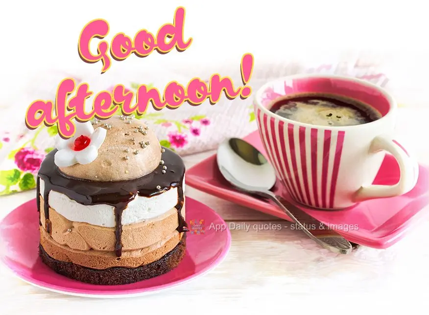 Good afternoon!