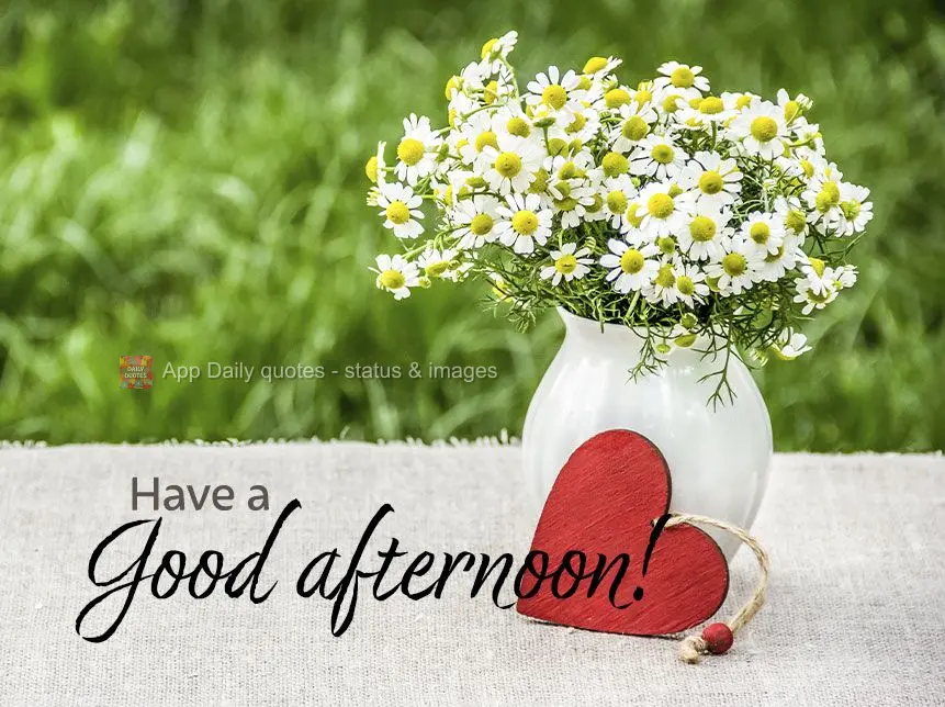Have a good afternoon!