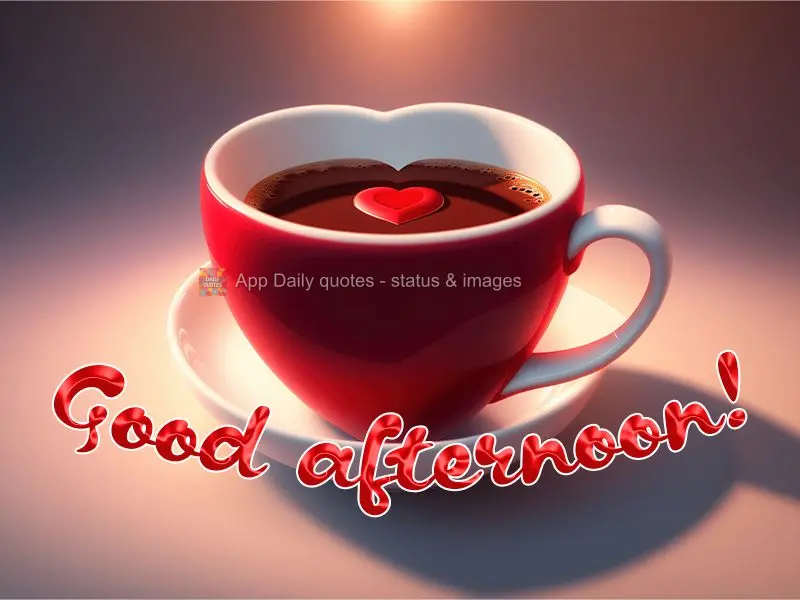 Good afternoon!