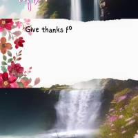 Give thanks for this lovely afternoon and for being able to receive the most beautiful blessings that come from the hands of God! Good afternoon!