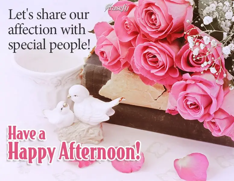 Let's share our affection with special people! Have a Happy afternoon!
