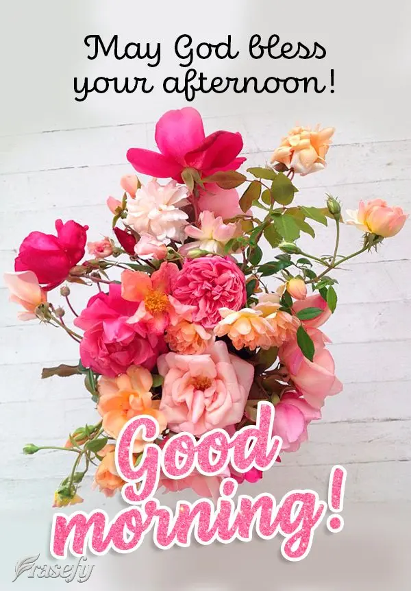 May God bless your afternoon! Good afternoon!