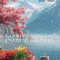 May your day be as lovely as your smile and as special as your heart. Good afternoon!