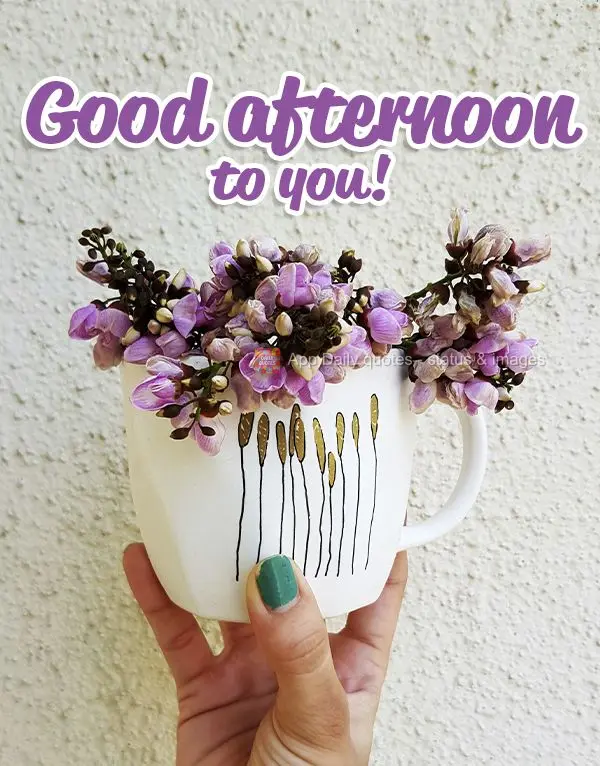 Good afternoon to you!