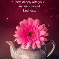 True charisma is not about winning people over, but about touching them deeply with your authenticity and kindness. Good afternoon!
