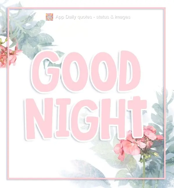 GOOD NIGHT