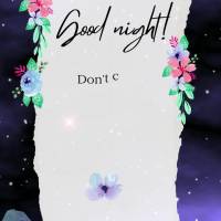 Don't carry blame that doesn't belong to you, rid yourself of misfortune and live only that which makes you a happy person! Good night!