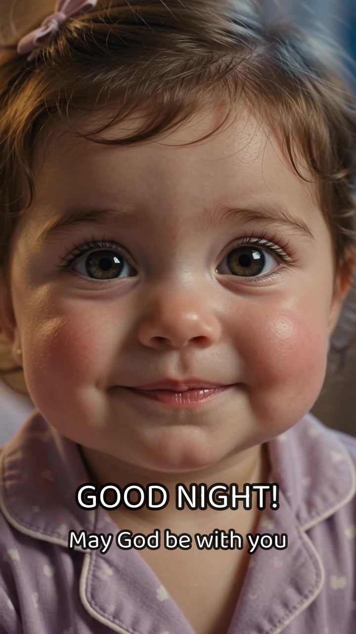 Good night! 🌙✨
May God be with you! 💛