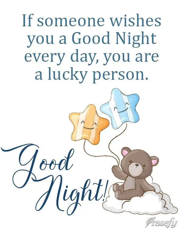 If someone wishes you Good Night every day, you are a lucky person. Good Night!