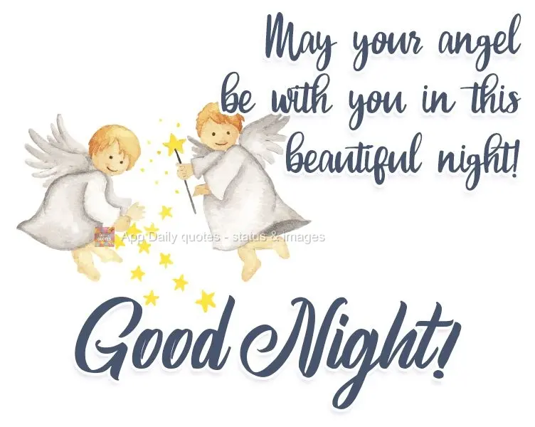 May your angel be with you on this beautiful night! Good Night!