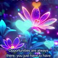 Opportunities are always there, you just have to have the eyes to see them and the courage to embrace them. Good night! 