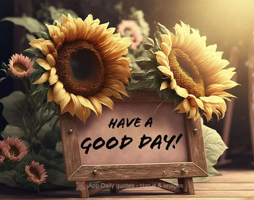 Have a good day!