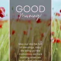 Cultivate love in the hearts of others, fill them with joy, motivation, and caring words. Good morning!