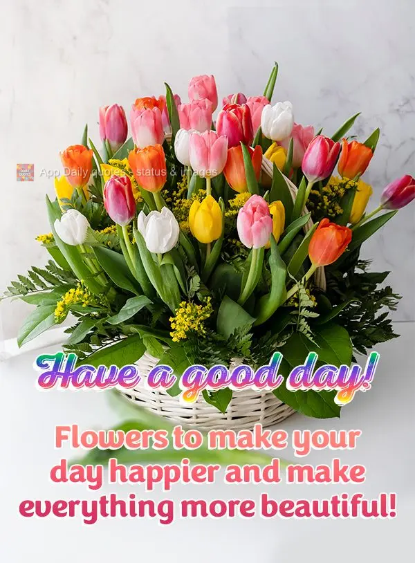 Flowers to make your day happier and make everything more beautiful! Have a good day!